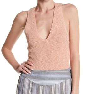 Free People Georgia Knit Cami Tank sweater